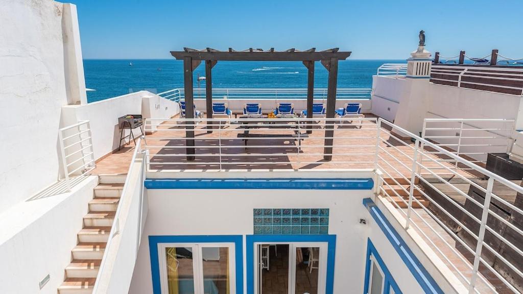 Refurbished Beachfront House, Pool, Ac, Wifi, Albufeira, Sea View Extérieur photo