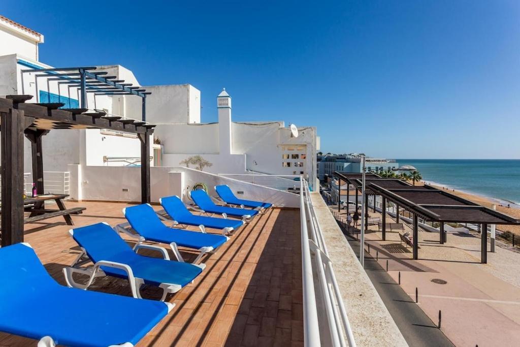 Refurbished Beachfront House, Pool, Ac, Wifi, Albufeira, Sea View Extérieur photo